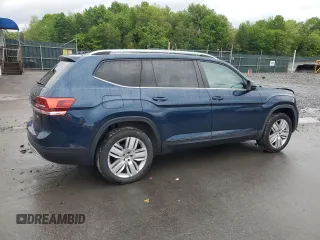 2019 Volkswagen Atlas SE with VIN 1V2UR2CA8KC597096, listed as a Copart auction lot 57997475 with 48,055 mi miles and Salvage title. Bid and sale history available at DreamBid. Image 3.
