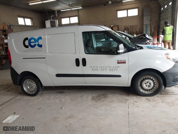 2017 Ram ProMaster City Cargo Van Tradesman with VIN ZFBERFAB0H6E84653, listed as a IAAI auction lot 41903033 with 170,097 mi miles. Bid and sale history available at carsss.com. Image 13.