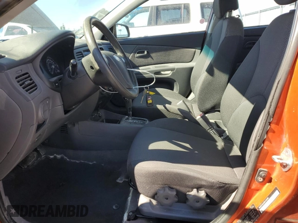 2008 Kia Rio LX with VIN KNADE163X86433096, listed as a Copart auction lot 50166155 with 219,883 mi miles and Clean Title. Bid and sale history available at carsss.com. Image 7.