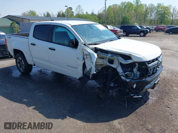 2022 Chevrolet Colorado 4WD Z71 with VIN 1GCGTDEN2N1266879, listed as a IAAI auction lot 42036942 with 98,647 mi miles and . Bid and sale history available at DreamBid. Image 1.