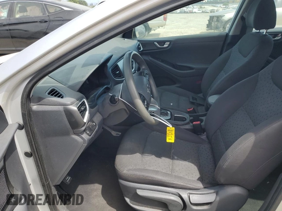 2017 Hyundai Ioniq Blue with VIN KMHC65LC6HU039285, listed as a Copart auction lot 54718645 with Not Provided miles and Clean Title. Bid and sale history available at DreamBid. Image 7.