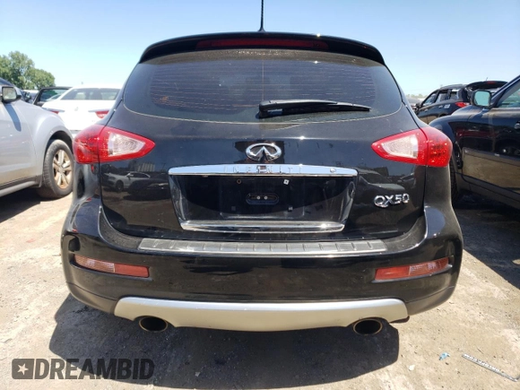 2017 Infiniti QX50 with VIN JN1BJ0RR2HM406604, listed as a Copart auction lot 56928234 with 72,915 mi miles and Salvage Title. Bid and sale history available at carsss.com. Image 6.