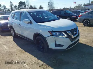 2017 Nissan Rogue SV with VIN KNMAT2MT9HP560033, listed as a IAAI auction lot 41396661 with 200,717 mi miles. Bid and sale history available at carsss.com. Image 1.