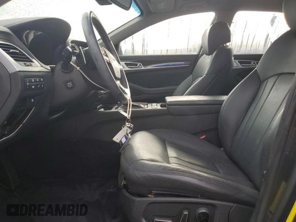 2018 Genesis G80 3.8L with VIN KMHGN4JE8JU237472, listed as a Copart auction lot 73868974 with 34,507 mi miles and Salvage Title. Bid and sale history available at carsss.com. Image 12.