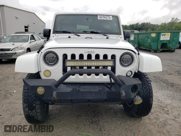 2013 Jeep Wrangler Sahara with VIN 1C4AJWBG8DL691619, listed as a Copart auction lot 56194275 with 103,299 mi miles and Salvage title. Bid and sale history available at DreamBid. Image 5.