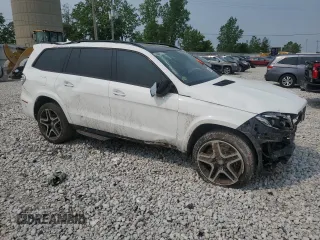2017 Mercedes-Benz GLS 550 z VIN 4JGDF7DE2HA845531, wystawiony jako Copart lot #59298625 z przebiegiem Nie podano mil oraz Czysty tytuł • Clean title. Historia ofert i sprzedaży dostępna na DreamBid. Obrazek 4.