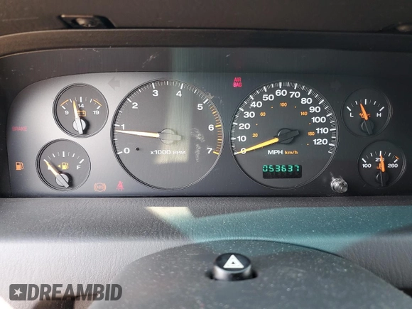 2002 Jeep Grand Cherokee Laredo with VIN 1J4GW48S62C315780, listed as a Copart auction lot 60430465 with 53,637 mi miles and Clean title. Bid and sale history available at DreamBid. Image 9.