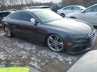 2017 Audi S7 Premium Plus with VIN WAUWFAFC0HN117279, listed as a IAAI auction lot 41186771 with 110,485 mi miles. Bid and sale history available at carsss.com. Image 1.
