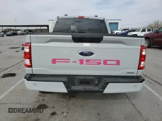 2023 Ford F-150 XL with VIN 1FTEW1CP4PKF86851, listed as a Copart auction lot 50611185 with 15,773 mi miles and Salvage Title. Bid and sale history available at DreamBid. Image 6.