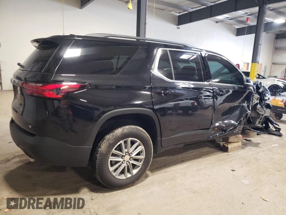 2022 Chevrolet Traverse LT Cloth with VIN 1GNEVGKW9NJ193808, listed as a Copart auction lot 47380713 with 6,028 mi miles. Bid and sale history available at carsss.com. Image 3.