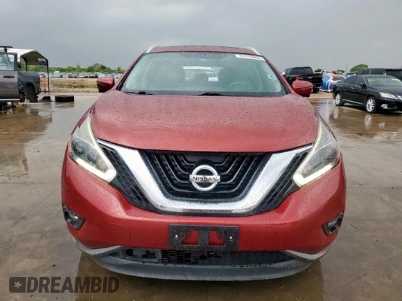 2018 Nissan Murano SV z VIN 5N1AZ2MG2JN188209, wystawiony jako Copart lot #51116065 z przebiegiem 104 015 mil mil oraz Szkoda całkowita • Salvage title. Historia ofert i sprzedaży dostępna na DreamBid. Obrazek 5.