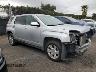 2013 GMC Terrain SLE with VIN 2GKALMEK6D6244072, listed as a Copart auction lot 42834475 with 90,247 mi miles and Salvage Title. Bid and sale history available at carsss.com. Image 4.