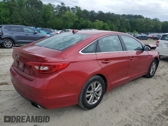2017 Hyundai Sonata SE with VIN 5NPE24AF0HH490402, listed as a Copart auction lot 54219144 with 165,007 mi miles and Non Repairable. Bid and sale history available at DreamBid. Image 3.