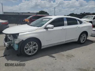 2014 Chevrolet Impala LT with VIN 2G1125S30E9108224, listed as a Copart auction lot 55293205 with 77,496 mi miles and Salvage Title. Bid and sale history available at DreamBid. Image 1.