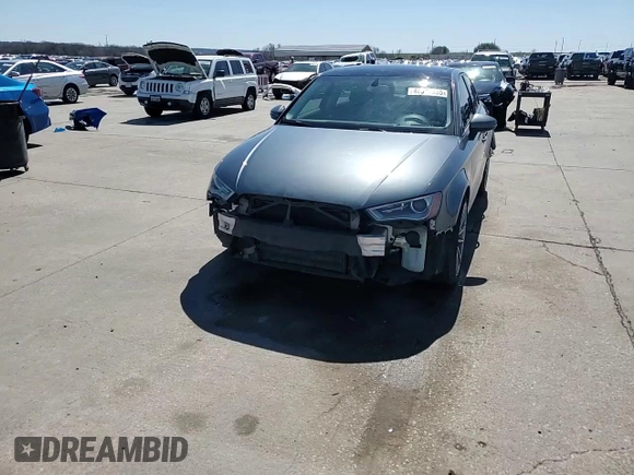 2015 Audi A3 1.8T Premium with VIN WAUACGFF5F1010023, listed as a Copart auction lot 48317835 with 100,277 mi miles and Salvage Title. Bid and sale history available at carsss.com. Image 14.