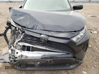 2019 Toyota RAV4 LE with VIN JTMF1RFV7KJ001139, listed as a Copart auction lot 66197193 with 55,811 mi miles and Salvage title. Bid and sale history available at DreamBid. Image 12.