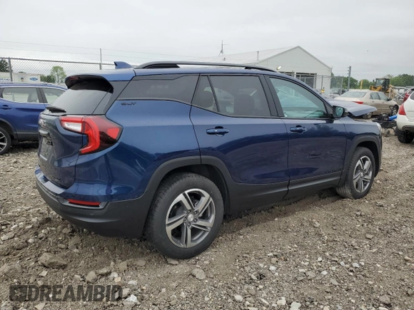 2022 GMC Terrain SLT with VIN 3GKALVEVXNL241463, listed as a Copart auction lot 58688225 with 43,051 mi miles and Salvage title. Bid and sale history available at DreamBid. Image 3.