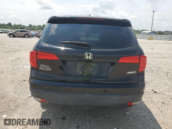2017 Honda Pilot EX-L with VIN 5FNYF6H56HB024479, listed as a Copart auction lot 65027014 with 88,122 mi miles and Salvage Title. Bid and sale history available at DreamBid. Image 6.