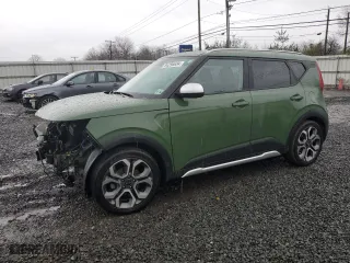 2021 Kia Soul X-Line with VIN KNDJ23AUXM7138532, listed as a Copart auction lot 84256634 with 21,740 mi miles and Clean Title. Bid and sale history available at carsss.com. Image 1.