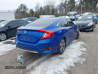 2020 Honda Civic Sedan LX with VIN 2HGFC2F64LH514640, listed as a IAAI auction lot 41711337 with 84,777 mi miles. Bid and sale history available at carsss.com. Image 4.