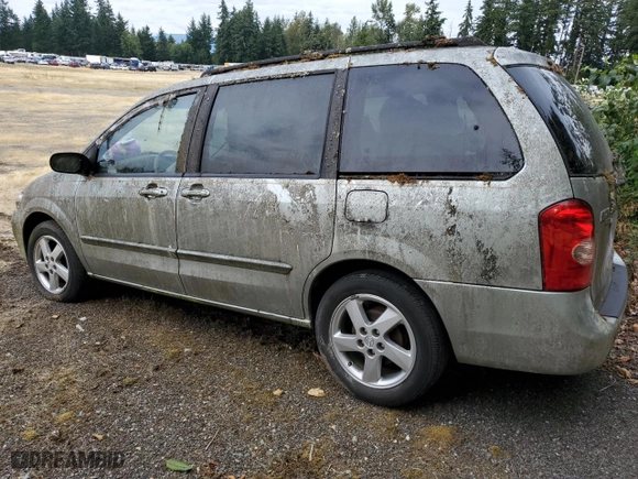 2003 Mazda MPV LX with VIN JM3LW28J030350695, listed as a Copart auction lot 68644034 with 121,200 mi miles and Salvage Title. Bid and sale history available at carsss.com. Image 2.