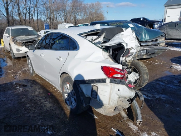 2020 Chevrolet Malibu LT with VIN 1G1ZD5ST8LF080934, listed as a IAAI auction lot 41634243 with 163,669 mi miles and . Bid and sale history available at DreamBid. Image 3.
