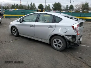 2014 Toyota Prius Four with VIN JTDKN3DU3E1764466, listed as a Copart auction lot 51281705 with 96,453 mi miles and Salvage Title. Bid and sale history available at DreamBid. Image 2.