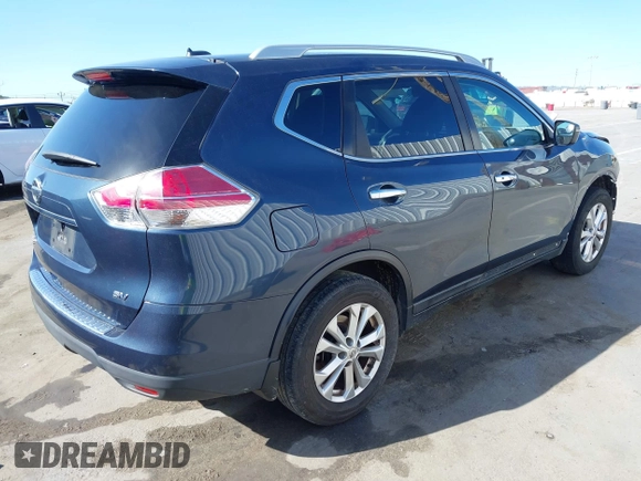 2016 Nissan Rogue SV with VIN 5N1AT2MTXGC915339, listed as a IAAI auction lot 41914506 with 164,832 mi miles and . Bid and sale history available at carsss.com. Image 4.