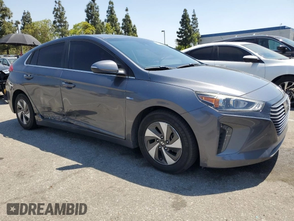 2017 Hyundai Ioniq SEL with VIN KMHC75LC5HU036729, listed as a Copart auction lot 58550855 with 183,866 mi miles and Salvage title. Bid and sale history available at DreamBid. Image 4.