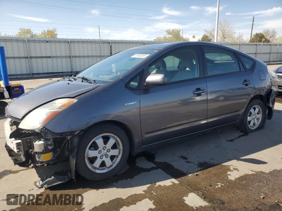 2007 Toyota Prius with VIN JTDKB20U273244839, listed as a Copart auction lot 53083365 with 166,914 mi miles and Salvage Title. Bid and sale history available at carsss.com. Image 1.