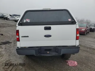2005 Ford F-150 XL with VIN 1FTRF14W65NB44382, listed as a Copart auction lot 42992825 with 203,839 mi miles and Salvage Title. Bid and sale history available at carsss.com. Image 6.