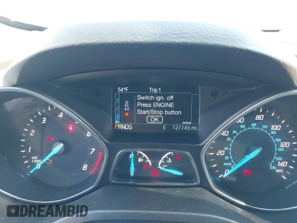 2014 Ford Escape Titanium with VIN 1FMCU9JX2EUA96338, listed as a IAAI auction lot 41806850 with 127,745 mi miles. Bid and sale history available at carsss.com. Image 7.