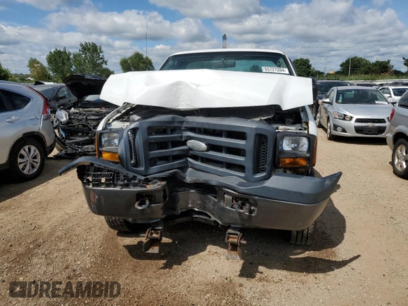 2007 Ford F-250 XL with VIN 1FTNF21577EA03016, listed as a Copart auction lot 65727204 with 132,073 mi miles and Salvage Title. Bid and sale history available at DreamBid. Image 5.
