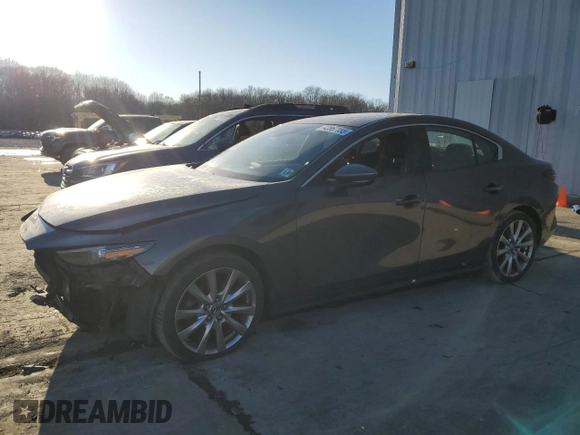 2020 Mazda 3 Premium with VIN 3MZBPBEM2LM116777, listed as a Copart auction lot 42867155 with 57,183 mi miles and Salvage Title. Bid and sale history available at DreamBid. Image 1.
