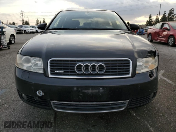 2003 Audi A4 1.8T with VIN WAULC68E03A292218, listed as a Copart auction lot 45030785 with 170,803 mi miles and Salvage Title. Bid and sale history available at carsss.com. Image 5.