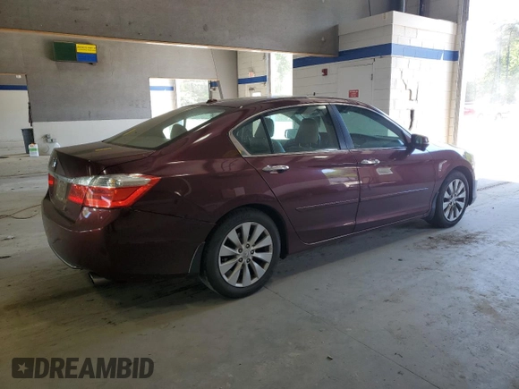 2013 Honda Accord Sdn EX-L with VIN 1HGCR2F8XDA176681, listed as a Copart auction lot 54115705 with 219,518 mi miles and Salvage Title. Bid and sale history available at carsss.com. Image 3.