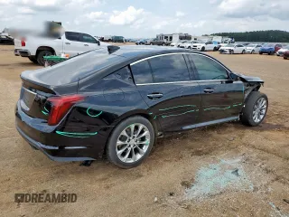 2020 Cadillac CT5 Premium Luxury with VIN 1G6DN5RK1L0126802, listed as a Copart auction lot 59813405 with 73,495 mi miles and Salvage title. Bid and sale history available at DreamBid. Image 3.