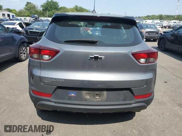 2022 Chevrolet TrailBlazer LS with VIN KL79MNSL1NB036031, listed as a Copart auction lot 66542074 with 56,764 mi miles and Salvage Title. Bid and sale history available at carsss.com. Image 6.