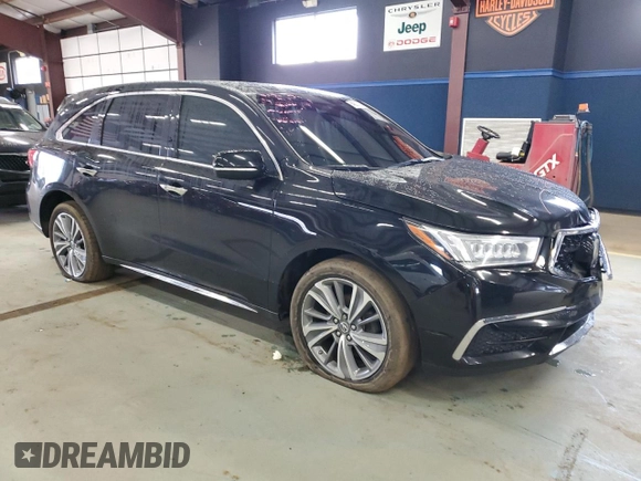 2018 Acura MDX w/Technology Pkg with VIN 5J8YD4H52JL007211, listed as a Copart auction lot 49837285 with 114,425 mi miles and Salvage Title. Bid and sale history available at carsss.com. Image 4.