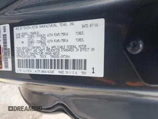2016 Toyota Tacoma SR with VIN 5TFRX5GN7GX073756, listed as a IAAI auction lot 42169580 with 116,102 mi miles and . Bid and sale history available at carsss.com. Image 9.