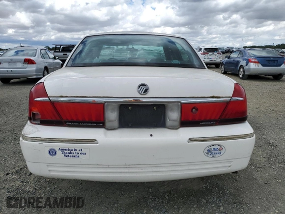 2000 Mercury Grand Marquis LS с VIN 2MEFM75W8YX736085, выставлен на аукционе Copart как лот 56324755 с пробегом 178 888 миль миль и Чистый • Clean title. История ставок и продаж доступна на DreamBid. Изображение 6.