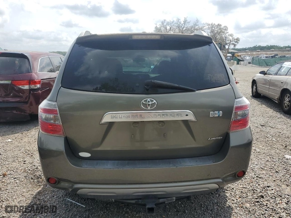 2010 Toyota Highlander Hybrid Limited w/3rd Row with VIN JTEJW3EH0A2039160, listed as a Copart auction lot 50162045 with 147,503 mi miles and Clean Title. Bid and sale history available at carsss.com. Image 6.