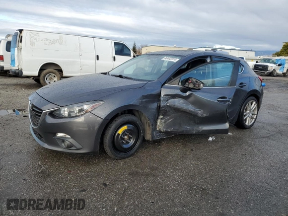 2016 Mazda 3 i Touring with VIN 3MZBM1M75GM326892, listed as a Copart auction lot 86402974 with 102,216 mi miles and Salvage Title. Bid and sale history available at DreamBid. Image 1.