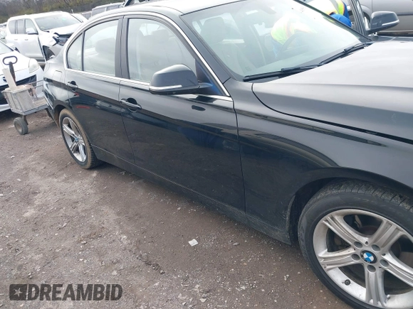 2015 BMW 3 Series 328i with VIN WBA3A5C59FF606446, listed as a IAAI auction lot 41059621 with 109,503 mi miles. Bid and sale history available at carsss.com. Image 13.