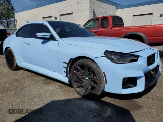 2023 BMW M2 with VIN 3MF13DM08P8D61938, listed as a Copart auction lot 54219205 with 17,311 mi miles and Salvage Title. Bid and sale history available at carsss.com. Image 4.