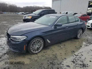 2017 BMW 5 Series 540i xDrive with VIN WBAJE7C34HWA03836, listed as a Copart auction lot 49574625 with Not provided miles and Salvage title. Bid and sale history available at DreamBid. Image 1.
