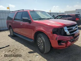 2016 Ford Expedition Max XLT with VIN 1FMJK1JT6GEF15185, listed as a Copart auction lot 54918025 with 166,027 mi miles and Salvage title. Bid and sale history available at DreamBid. Image 4.