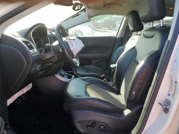 2020 Jeep Compass Latitude with VIN 3C4NJDBB0LT101376, listed as a Copart auction lot 52676275 with 35,965 mi miles and Salvage title. Bid and sale history available at DreamBid. Image 7.