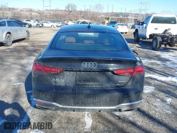 2021 Audi A5 Sportback S line Premium Plus with VIN WAUFACF5XMA040742, listed as a IAAI auction lot 41432804 with 33,358 mi miles and . Bid and sale history available at DreamBid. Image 17.