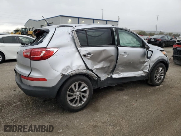 2013 Kia Sportage LX with VIN KNDPB3A23D7357308, listed as a Copart auction lot 49147235 with 0 mi miles and Salvage Title. Bid and sale history available at carsss.com. Image 3.